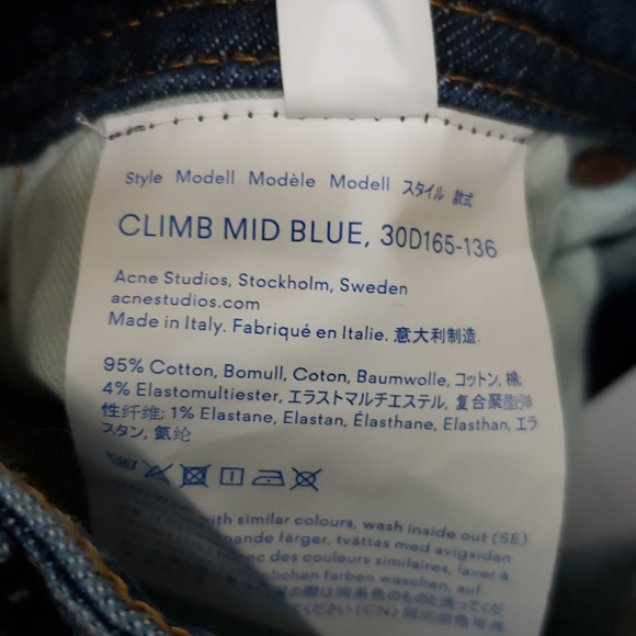 Nwt! Acne Jeans - Picture 6 of 7